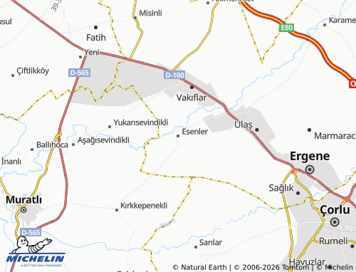 MICHELIN Esenler map - ViaMichelin
