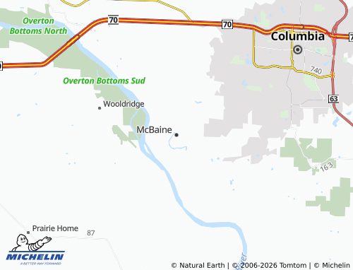 Mapa MICHELIN McBaine - ViaMichelin