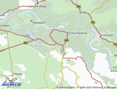 MICHELIN Kapern map - ViaMichelin