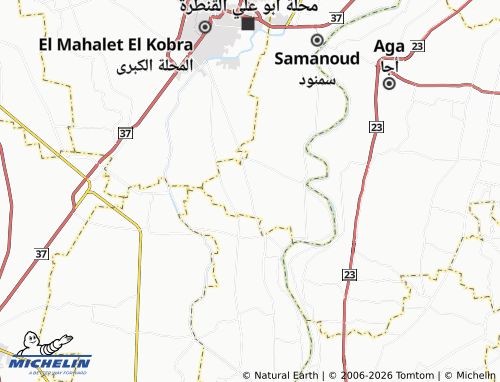 Mappa MICHELIN Kafr al-'Azeeziyyah - ViaMichelin
