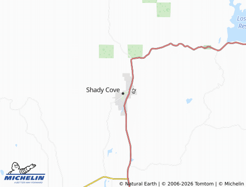 Mapa MICHELIN Shady Cove - ViaMichelin