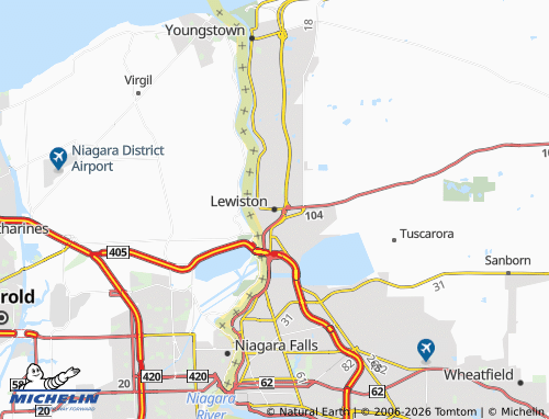 Mappa MICHELIN Lewiston - ViaMichelin