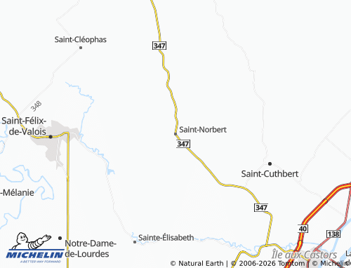 Mappa MICHELIN Saint-Norbert - ViaMichelin