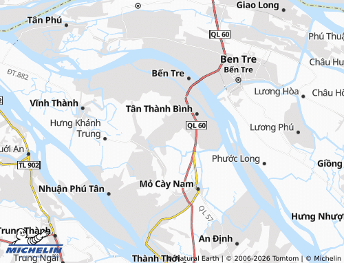Mappa MICHELIN Thành An - ViaMichelin