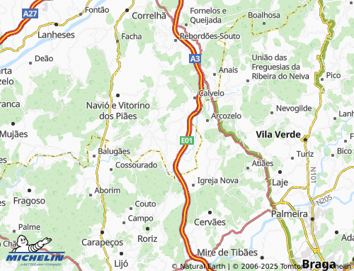 MICHELIN Varalde map - ViaMichelin