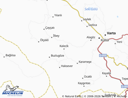 MICHELIN Kalecik map - ViaMichelin