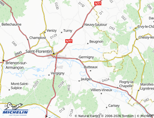 Mappa MICHELIN Germigny - ViaMichelin