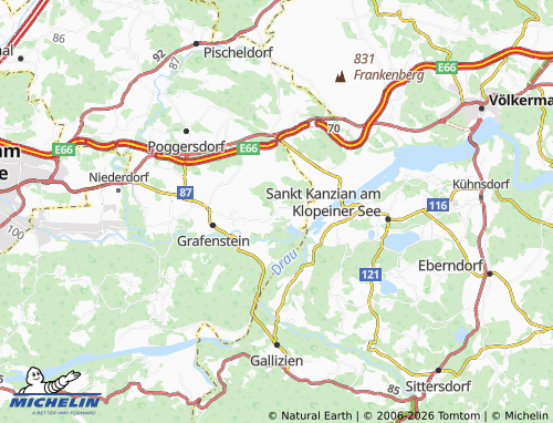 MICHELIN Althofen map - ViaMichelin