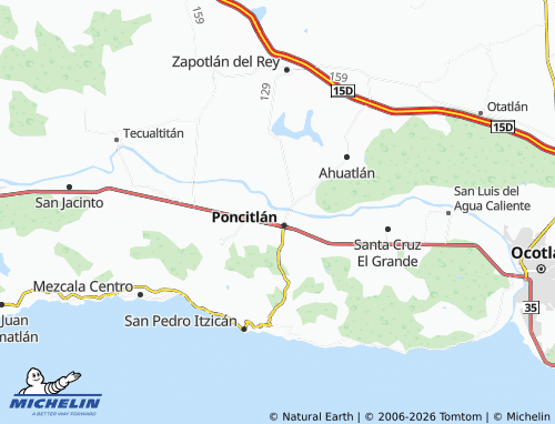 MICHELIN-Landkarte San Francisco de Asís - ViaMichelin