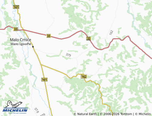 Mapa MICHELIN Boževac - ViaMichelin