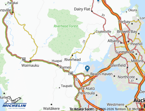 Mapa MICHELIN Riverhead - ViaMichelin