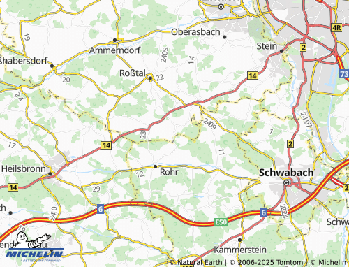 MICHELIN Defersdorf map - ViaMichelin