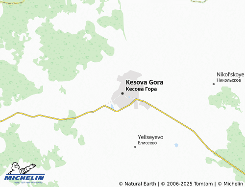 MICHELIN Kesova Gora map - ViaMichelin