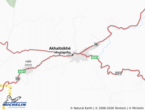 MICHELIN-Landkarte Achalziche - ViaMichelin