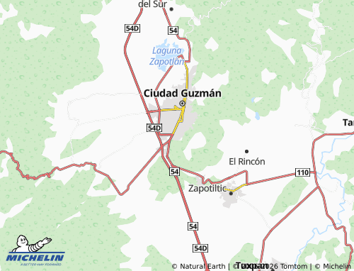 MICHELIN Nuevo Desarrollo map - ViaMichelin