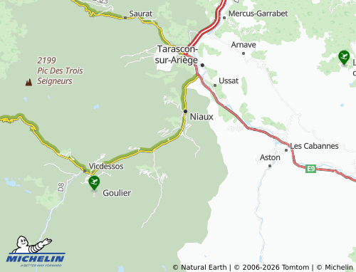 MICHELIN Capoulet-et-Junac map - ViaMichelin
