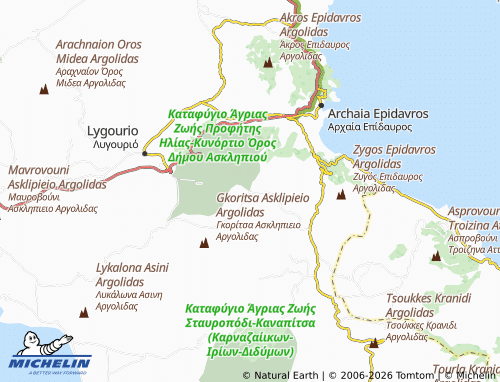 Mapa MICHELIN Dimosia - ViaMichelin