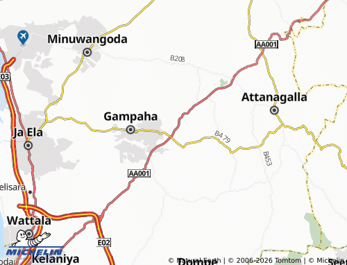MICHELIN-Landkarte Galthotamulla - ViaMichelin