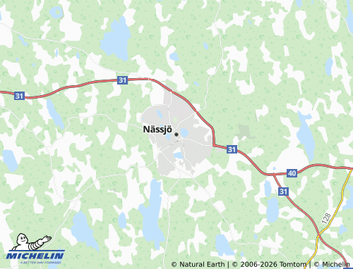 Carte MICHELIN Nässjö - ViaMichelin