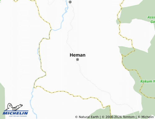 MICHELIN Heman map - ViaMichelin