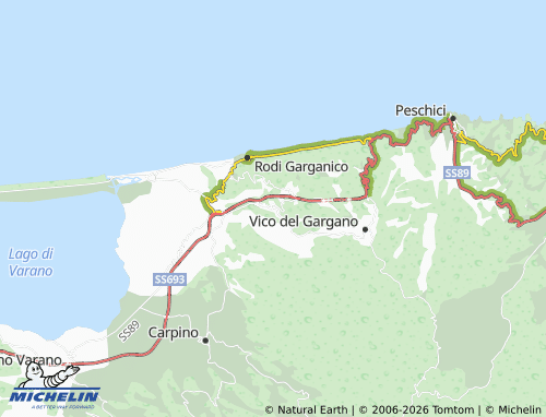 Mapa MICHELIN Ischitella - ViaMichelin