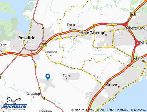 Mapa MICHELIN Reerslev - ViaMichelin