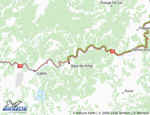 Mapa MICHELIN Sartăș - ViaMichelin