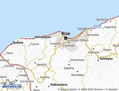 MICHELIN Kavaklı map - ViaMichelin