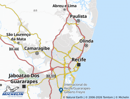 Mapa MICHELIN Alto Santa Terezinha - ViaMichelin