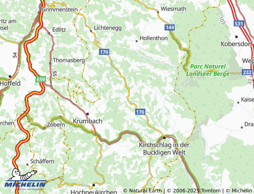 MICHELIN-Landkarte Aigen-Gehring - ViaMichelin
