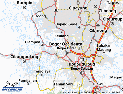 Mapa MICHELIN Semplak Barat - ViaMichelin