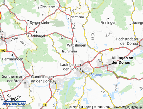 MICHELIN Frauenriedhausen map - ViaMichelin