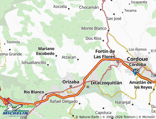 Mappa MICHELIN Atzacan - ViaMichelin