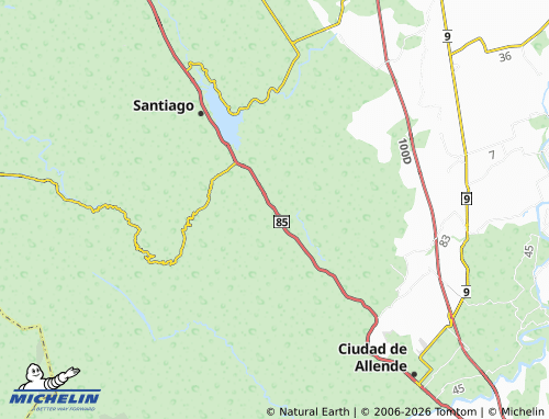 MICHELIN Bosques de Las Lomas map - ViaMichelin