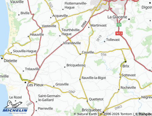 MICHELIN Hameau Les Connétables map - ViaMichelin
