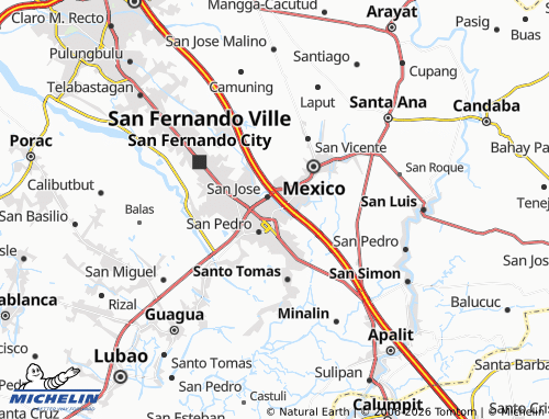 MICHELIN Del Pilar map - ViaMichelin