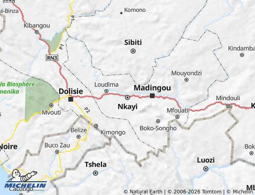 Mappa MICHELIN Nkayi - ViaMichelin