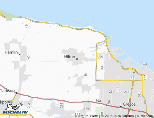 Carte MICHELIN Hilton - ViaMichelin