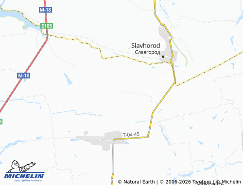 MICHELIN Yakymivske map - ViaMichelin