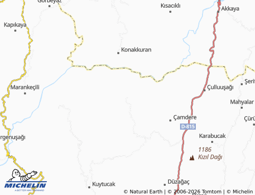 MICHELIN Yanalerik map - ViaMichelin