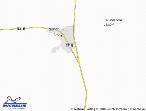 Carte MICHELIN al-Salam - ViaMichelin