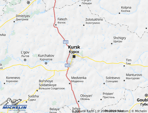 Carte MICHELIN Kursk - ViaMichelin