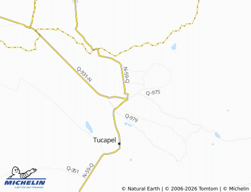 Mappa MICHELIN Huepil - ViaMichelin