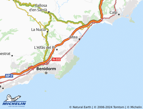 MICHELIN L'Albir map - ViaMichelin