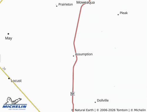 Mappa MICHELIN Assumption - ViaMichelin