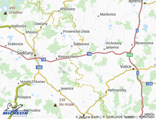 Mappa MICHELIN Vojkov - ViaMichelin