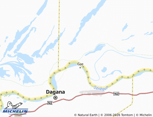 Mappa MICHELIN Gani - ViaMichelin