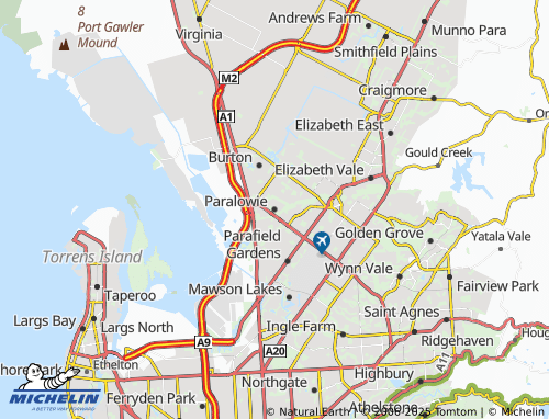 MICHELIN Paralowie map - ViaMichelin