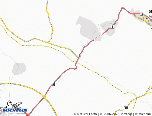 MICHELIN Bastora map - ViaMichelin