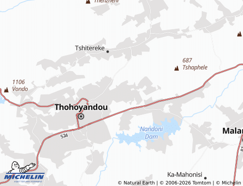 Mappa MICHELIN Mavhunda A - ViaMichelin